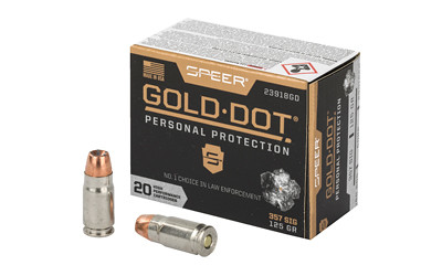 Speer Ammunition SPR GOLD DOT 357SIG 125GR HP 20/200