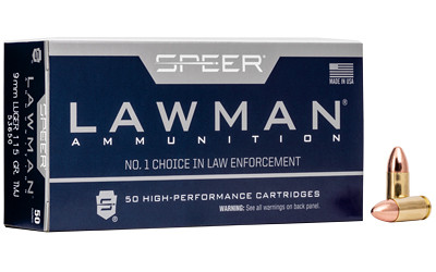 Speer Ammunition SPR Lawman 9mm 115GR TMJ 50/1000