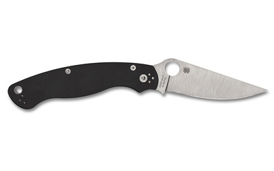 Spyderco Military 2 4" Black/SLV LEFT