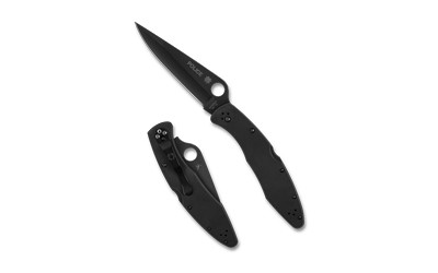 Spyderco Police Stainless Steel 4.2" Black/Black