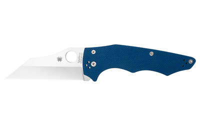 Spyderco Yojumbo 3.98" Blue/SLV PLAIN