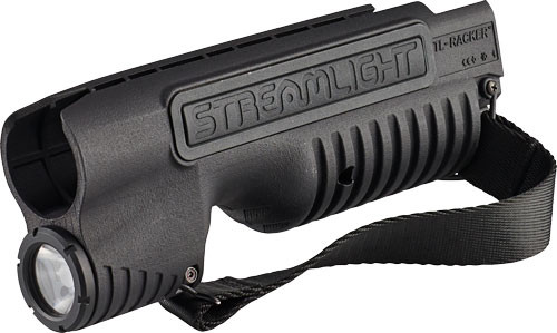 Streamlight Tl-racker Accessory-lights for 12 Gauge Mossberg 500/590 with a 7 3/4 Action Slide; Fits 12 Gauge Mossberg 590 Shockwave or Mossberg 500/590 with a 6 3/4 Action Slide; 1,000 Lumens; 20,000 Candela Peak Beam Intensity; Ambidextrous Switch