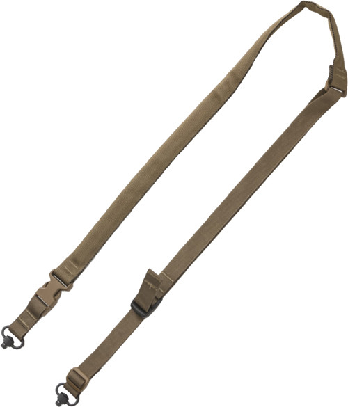 Tactical Shield Shield SLING Tactical 2-POINT Quick-Detach Padded Coyote