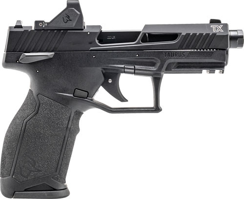 Taurus TX-22 22LR 4.6" Adjustable. 10-SHOT BLACK Red DOT