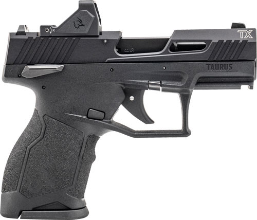 Taurus TX-22 Compact 22LR 3.5" Adjustable. 13-SHOT BLACK Red DOT