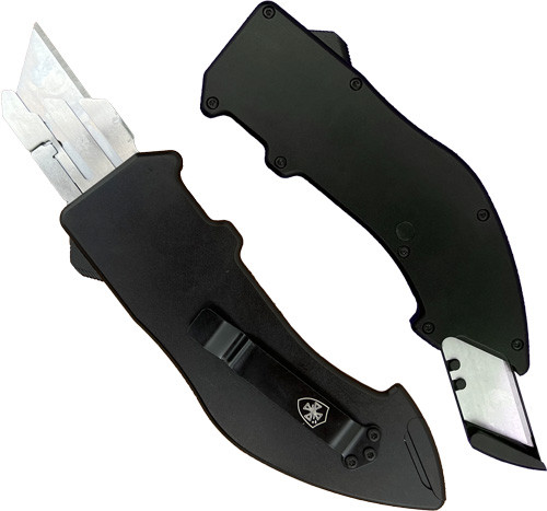Templar Knife Utility RAZOR OTF Squire BLACK WITH 5 Blades