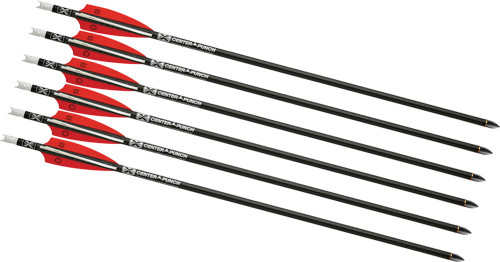 Ten Point Tenpoint Xbow Arrow 16-Inch Evo-x Center Punch Alpha Nock HP 6PK - Black