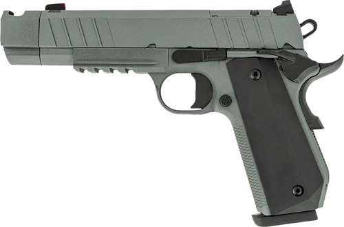 Tisas 1911 Night Stalker Compact Semi-Automatic Pistol - 9mm LUGER, 4.25"