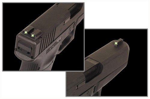 Truglo SIGHT SET FOR GLOCK .45 10mm Tritium FIXED