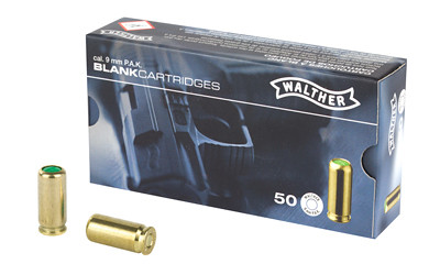 Umarex UMX Walther 9mm PAK Blanks 50/Box
