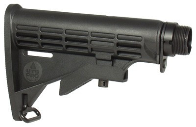 Utg STOCK Assembly AR-15 BLACK 6 Position Mil-spec