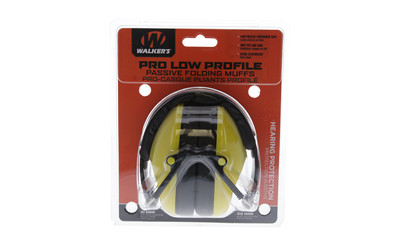 Walker's LOW Profile Flding MUFF YLW