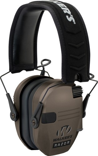 Walker's Walkers MUFF Electronic RAZOR SLIM Tactical 23dB Flat Dark Earth