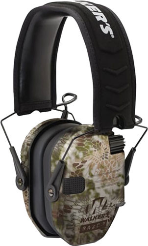 Walker's Walkers MUFF Electronic RAZOR SLIM Tactical 23dB Kryptek