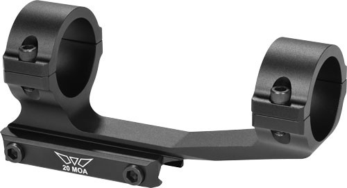 Warne VAPOR RINGS MSR 30mm 1-PC 20MOA IDEAL Height FOR AR