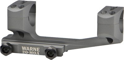Warne X-SKEL MOUNT 1" 20MOA Picatinny Tactical GRAY<