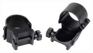 Weaver RINGS Detachable TOP MOUNT DUAL EXTEN 1" HIGH MATTE