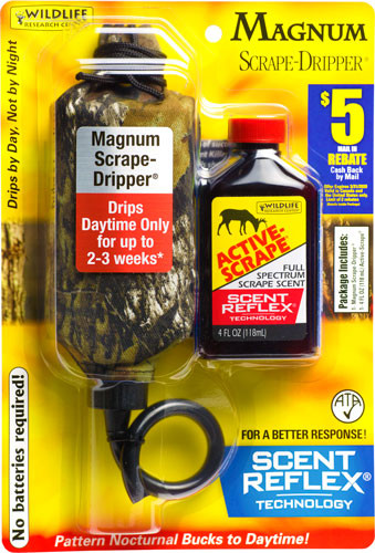 Wildlife Research WRC DEER LURE Active Scrape/ Scrape Dripper COMBO 4FL OZ