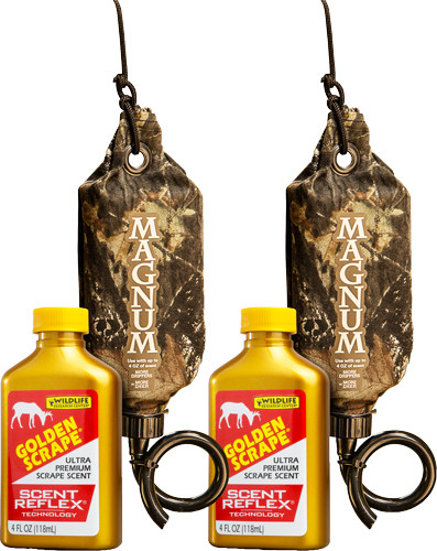 Wildlife Research WRC DEER LURE Golden Scrape/ Scrape Dripper COMBO 2PK
