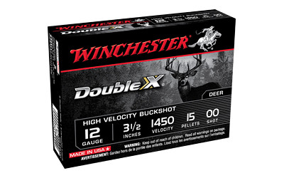 Winchester Ammunition DBLX 12GA 3.5" 00BK 15PLT 5/250