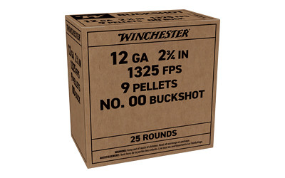 Winchester Ammunition SERVC GRD 12GA 2.75" 00BK 25/250