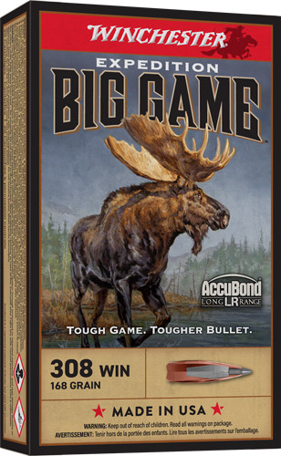 Winchester Ammunition Expedition 308 WIN 168GR Accubond 20RD 10BX/Case
