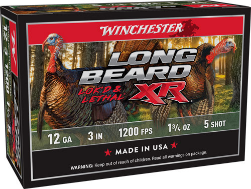Winchester Ammunition LONG BEARD XR 12GA 3" 1-3/4OZ #5 10RD 10BX/Case
