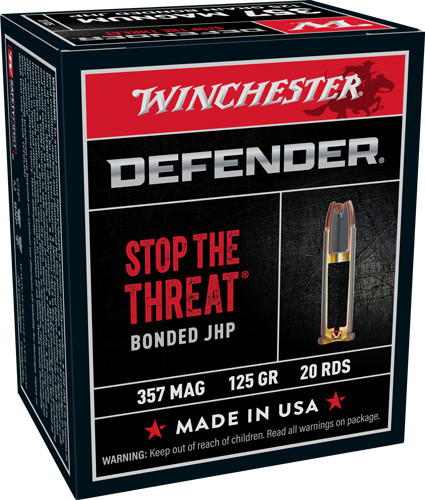 Winchester Ammunition Supreme ELITE 357 Magazine 125G PDX1 DEF 20RD 10BX/Case
