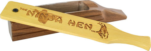 Woodhaven Calls Custom CALLS THE NINJA WALNT BTTM Yllwheart LID