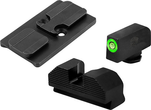 Xs Sights Minimalist Tritium SIGHT & OPTIC PLATE ACRO FOR Walther!