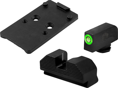 Xs Sights Minimalist Tritium SIGHT & OPTIC PLATE RMR/507 Walther!