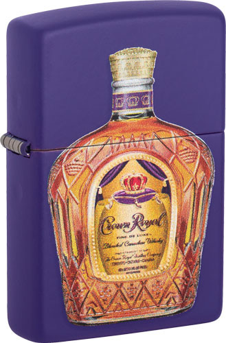 Zippo Windproof Lighter CROWN ROYAL & Small POUCH GIFT SET