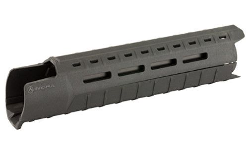 Magpul Industries, MOE Slim Line Handguard, Fits AR-15, Mid Length, Polymer Construction, Features M-LOK Slots, Black