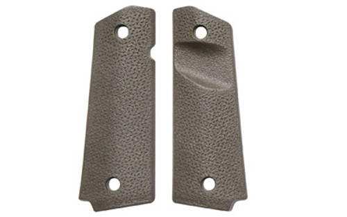 Magpul Industries, MOE 1911 Grip Panels, For 1911, TSP Texture, Magazine Release Cut-out, Olive Drab Green