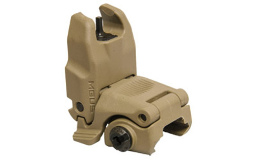 Magpul Industries, MBUS Back-Up Front Sight Gen 2, Fits Picatinny Rails, Flip Up, Flat Dark Earth