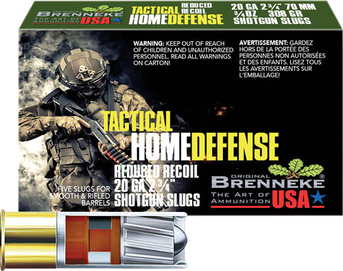 BRENNEKE USA LOW RECOIL 20GA