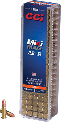 CCI MINI-MAG 22LR 40GR LEAD-RN
