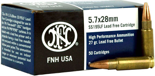 FN 5.7X28 27GR LEAD FREE JHP