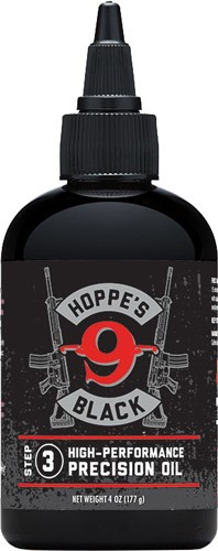 HOPPES BLACK LUBE 4 OZ.