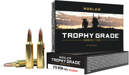NOSLER TROPHY 270 WSM 140GR