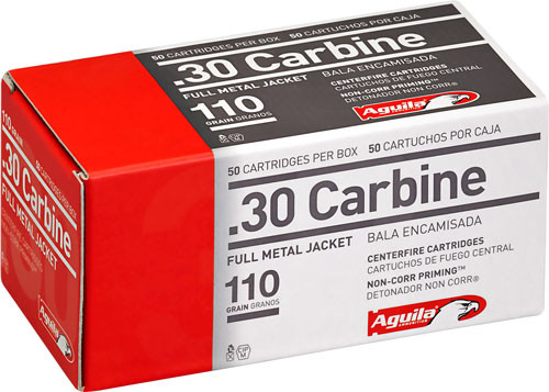 AGUILA 30 CARBINE 110GR FMJ