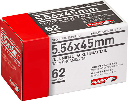 AGUILA 5.56X45 62GR FMJ-BT