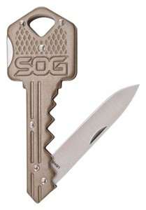SOG KEY KNIFE BRASS