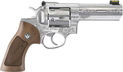 RUGER GP100 DELUXE 4" ENGRAVED