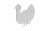 B/C AR500 3/8" SILHOUETTE TURKEY WHT