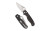 SPYDERCO BUTTONUP CF PE 3.27" BK/SLV