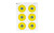 Action Target Action Tgt Bright 6 Bullseye 100Pk