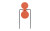 Allen Company EZ AIM Spinning Target Orange