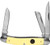 American Buffalo Knife & Tool ABKT ROPER PECOS Stockman 2.5" LINER LOCK CREAM Handles