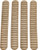 B5 Systems Systems RAIL COVER M-LOK Flat Dark Earth 3 Section 4-PACK